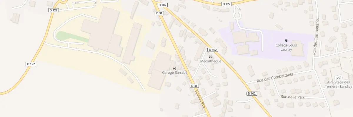 Plan du 48 Gr Grande Rue à Landivy