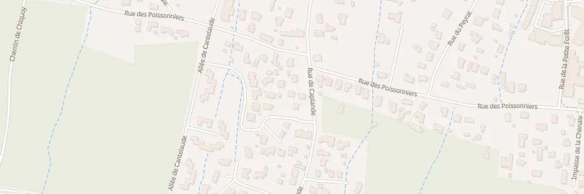 Plan du 2B Rue du Caplande au Teich