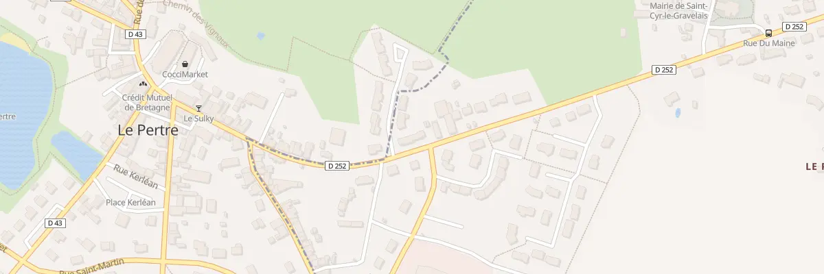 Plan du 21 Rue de Bretagne à Saint-Cyr-le-Gravelais
