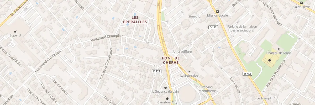 Plan du 8 Bd Champlain à Royan