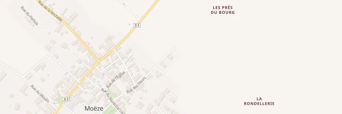 Plan du 16 Rue des Fleurs à Moëze
