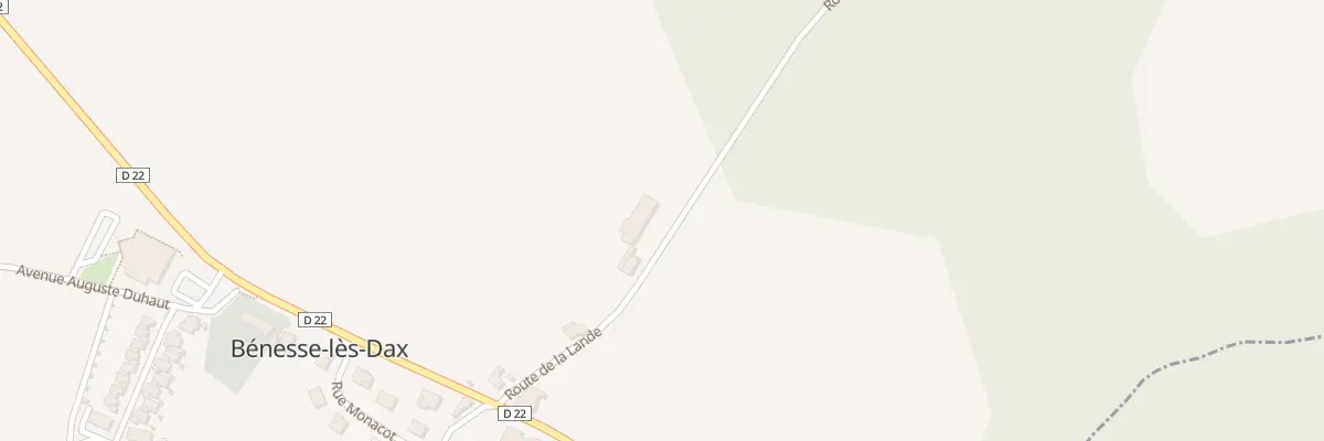 Plan du 155 Rte de la Lande à Bénesse-lès-Dax