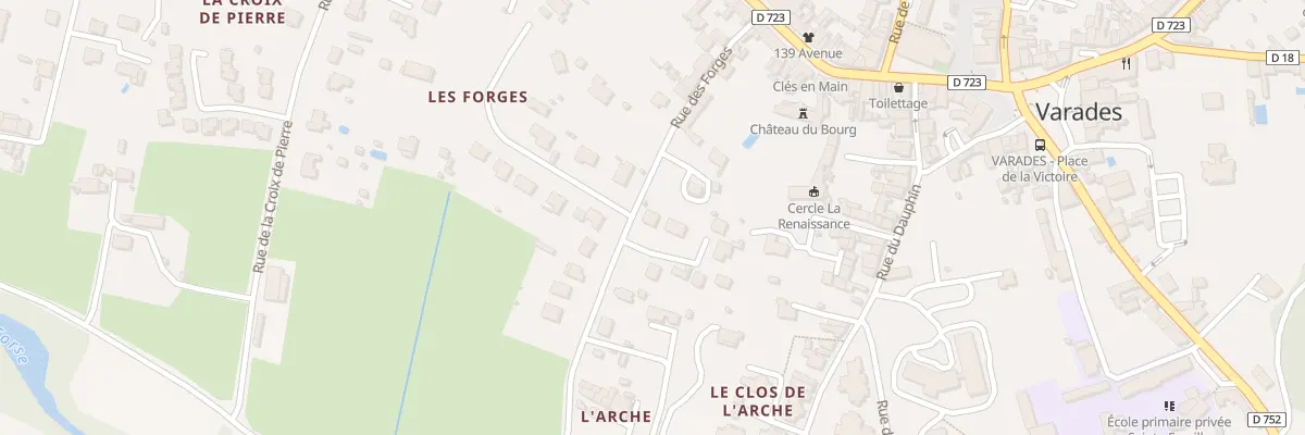 Plan du 181 Rue des Forges Varades à Loireauxence