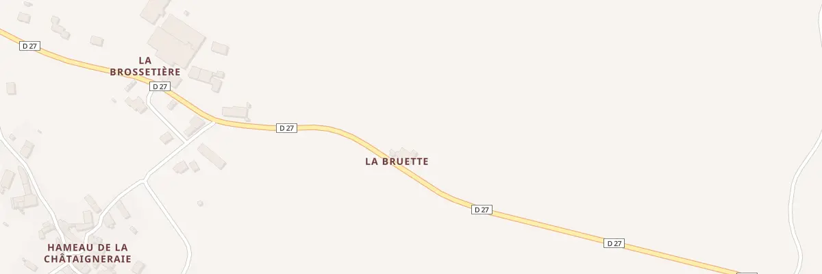 Plan du 1 La Bruette à La Gaubretière