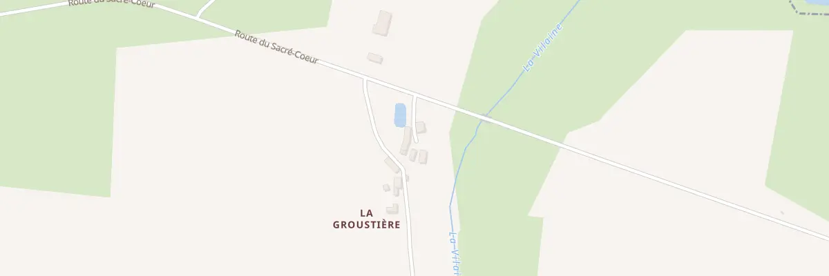 Plan du 7 La Groustière à La Croixille