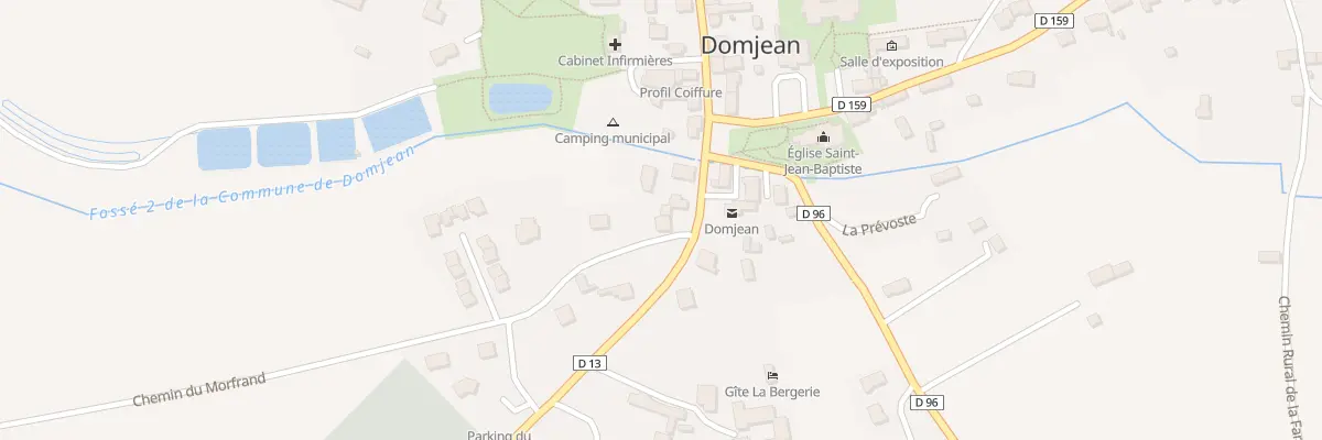 Plan du 2 Che du Morfrand à Domjean