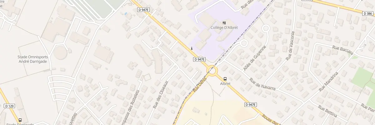 Plan du 4 Rue des Oiseaux à Dax