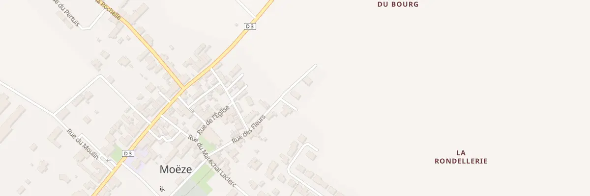 Plan du 14 Rue des Fleurs à Moëze
