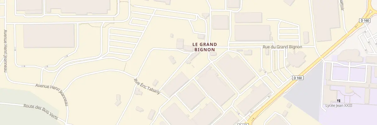 Plan du 21 Rue du Grand Bignon aux Herbiers