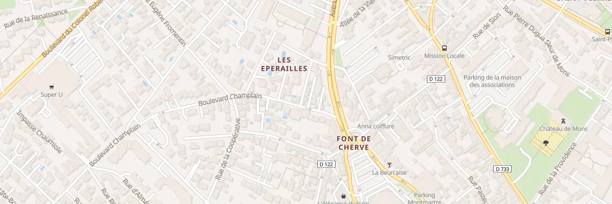 Plan du 21 Bd Champlain à Royan