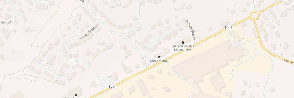 Plan du 2B Av du Bordage (St-Pierre-Mon) à Toutlemonde