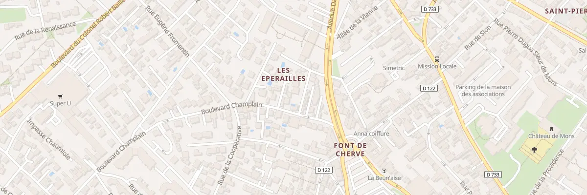 Plan du 2 All Raguideau à Royan