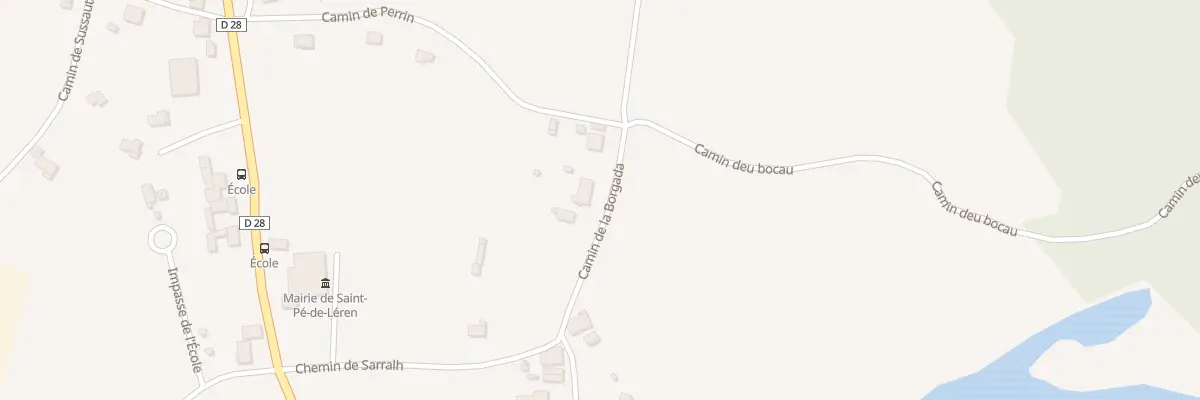 Plan du 391 Che de la Bourgade à Saint-Pé-de-Léren