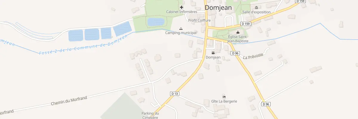 Plan du 4 Che du Morfrand à Domjean