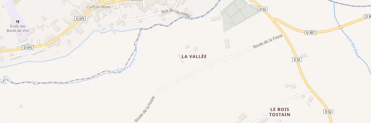 Plan du 5050 La Vallee à Sainte-Marie-Outre-l’Eau