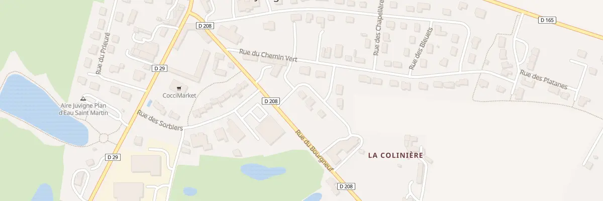 Plan du 11 Rue du Domaine à Juvigné