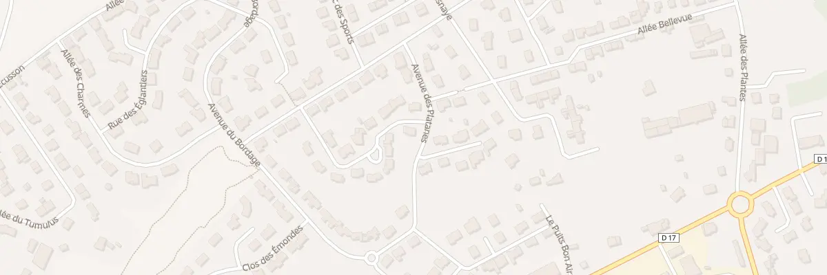 Plan du 1 Rue des Tilleuls (St Pierre ) à Montrevault-sur-Èvre