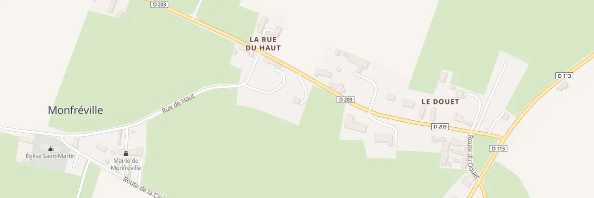 Plan du 5061 Le Douet à Monfréville