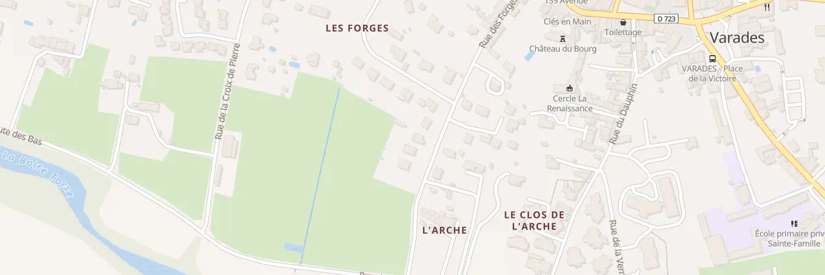 Plan du 232 Rue des Forges Varades à Loireauxence