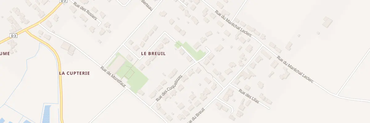 Plan du 8 Rue des Coquelicots à Moëze