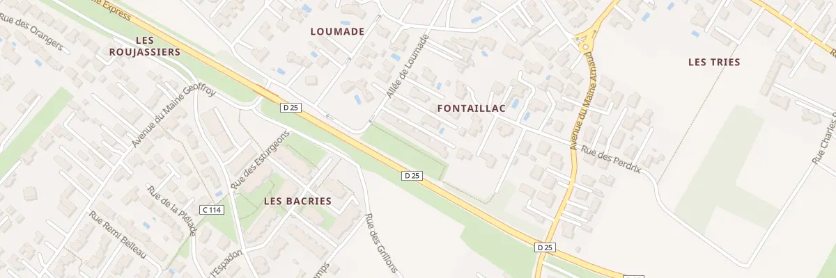 Plan du 4E All de Loumade à Royan
