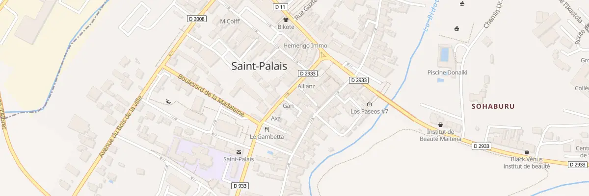 Plan du 19 Rue Gambetta à Saint-Palais