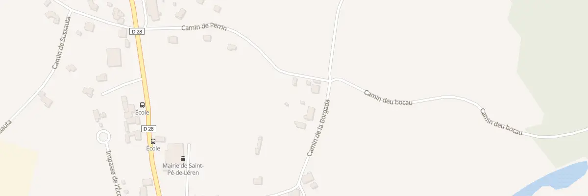 Plan du 395 Che de la Bourgade à Saint-Pé-de-Léren