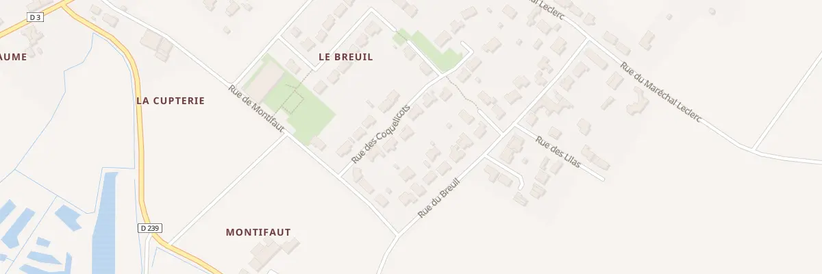 Plan du 13 Rue des Coquelicots à Moëze