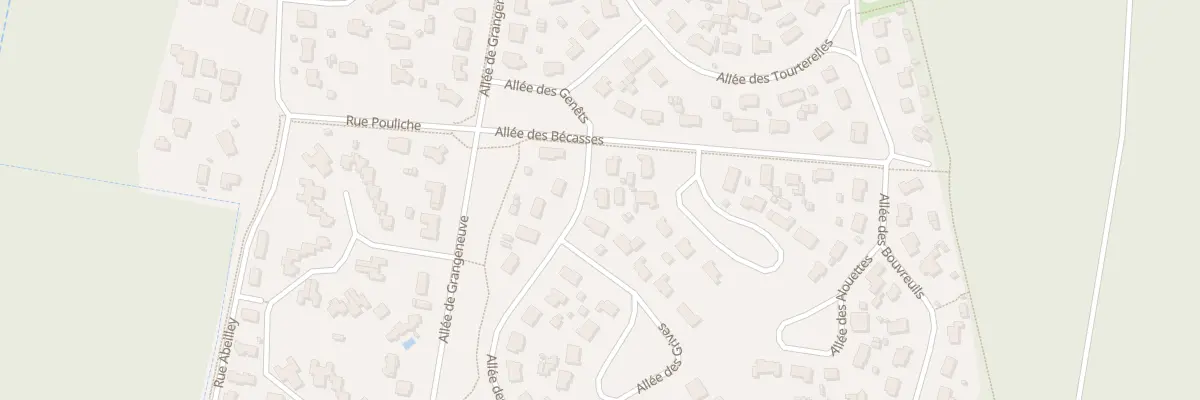 Plan du 3 All des Bouvreuils au Teich
