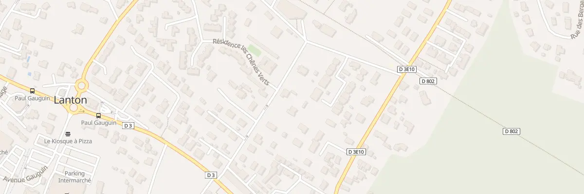 Plan du 15 Rue de l’Hôtel de Ville à Lanton