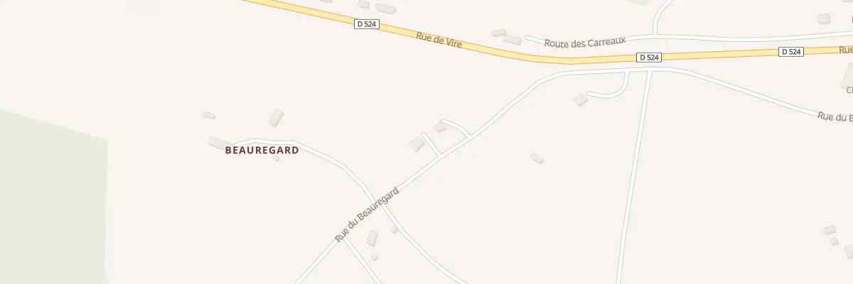 Plan du 3 Rue du Beauregard - St Sever à Noues de Sienne
