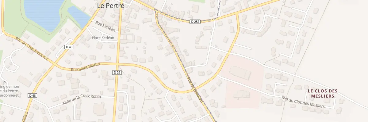 Plan du 23 Rue de Beaulieu à Saint-Cyr-le-Gravelais