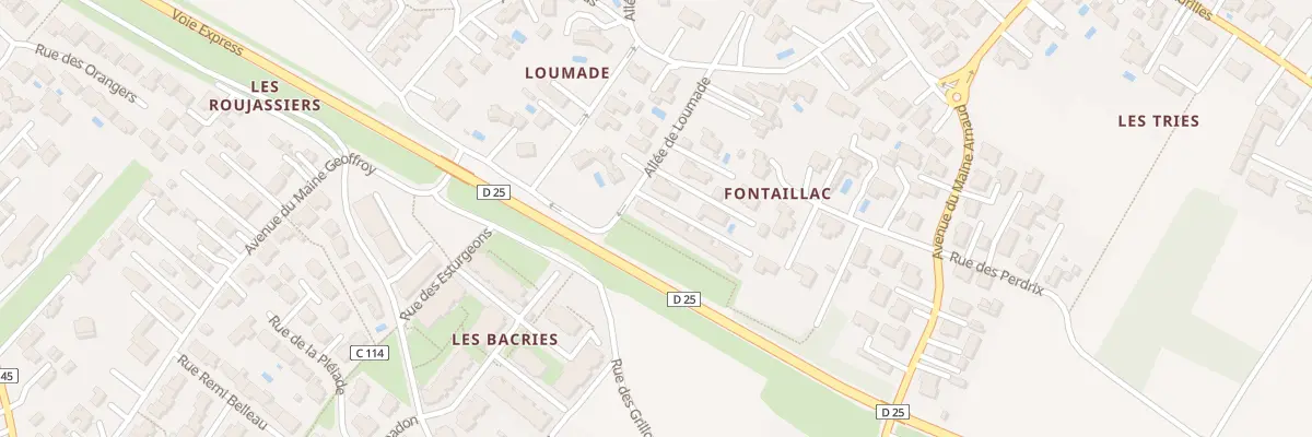 Plan du 4B All de Loumade à Royan