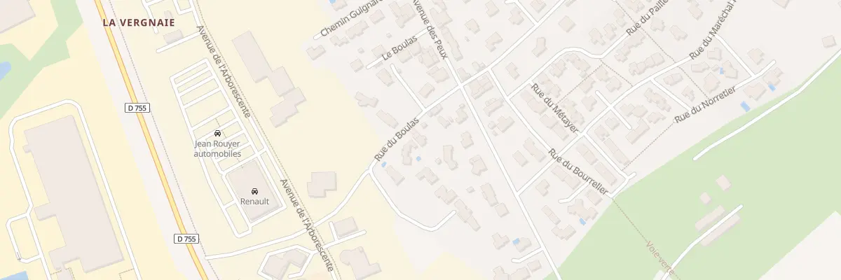 Plan du 5370 Rue du Boulas aux Herbiers