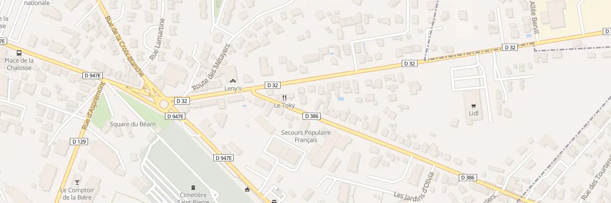 Plan du 5 Rue d’Argoubet à Dax