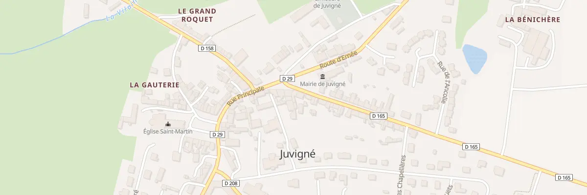 Plan du 15 Pl de la Mairie à Juvigné