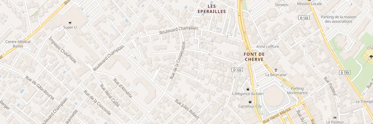 Plan du 10 Rue de la Coopérative à Royan