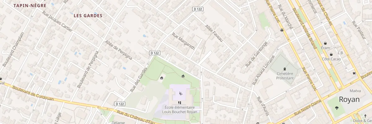 Plan du 30 Rue Docteur Nouaille Degorce à Royan