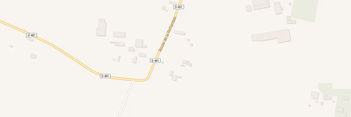 Plan du 13 Rte de la Richardais - Milly à Grandparigny