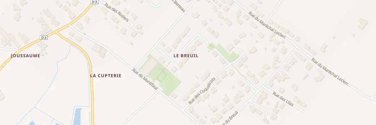 Plan du 13 Rue Adolphe Pommier à Moëze