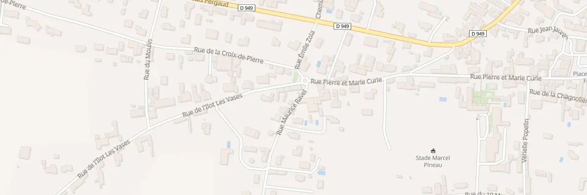 Plan du 2 Rue maurice ravel à Nalliers