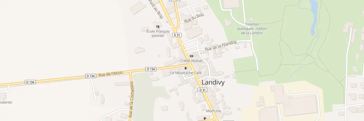 Plan du 14 Grande Rue à Landivy