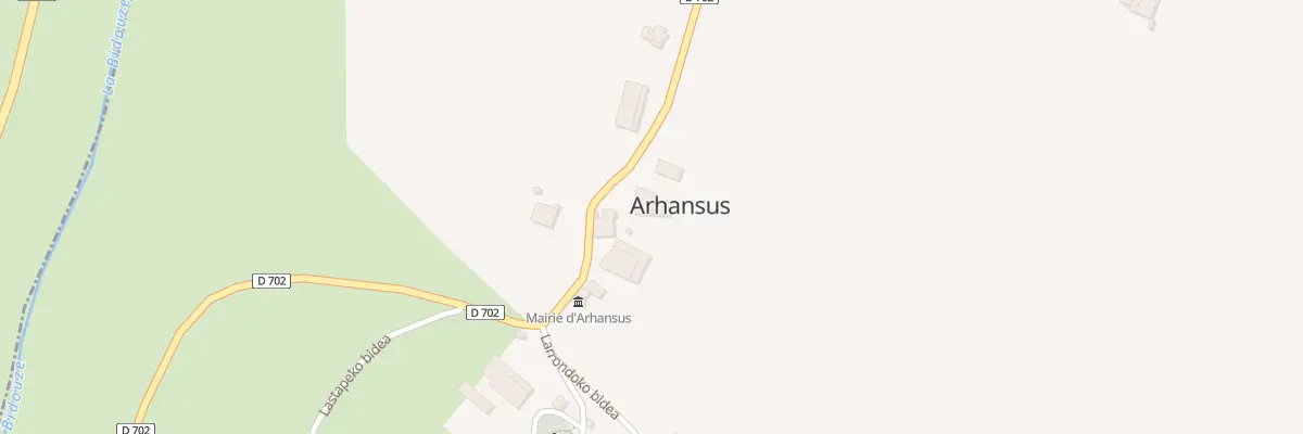 Plan du 134 Arhantsusiko errepidea à Arhansus