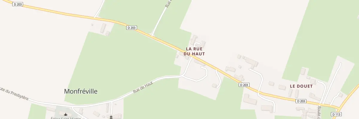 Plan du 5006 La Rue de Haut à Monfréville