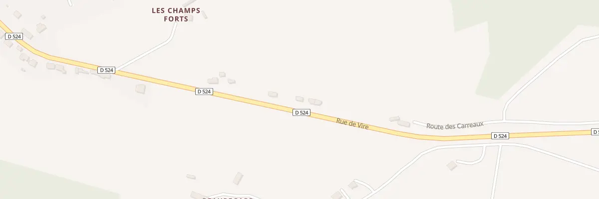 Plan du 77 Rue de Vire - St Sever à Noues de Sienne