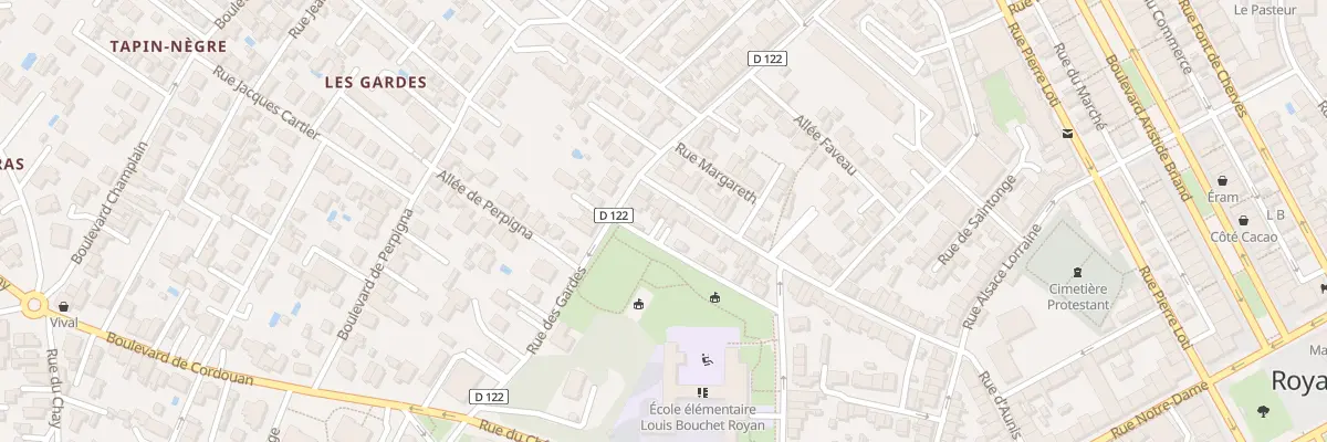 Plan du 36 Rue Docteur Nouaille Degorce à Royan