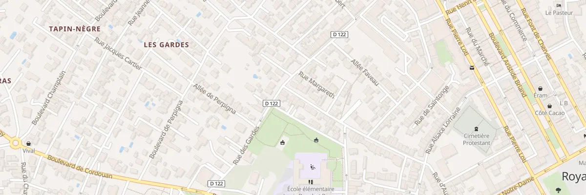 Plan du 36B Rue Docteur Nouaille Degorce à Royan