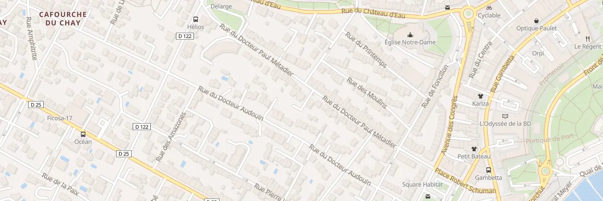 Plan du 38 Rue Doc Paul Metadier à Royan