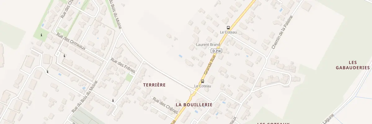 Plan du 611 Grande Rue à Saint-Laurent-de-la-Prée