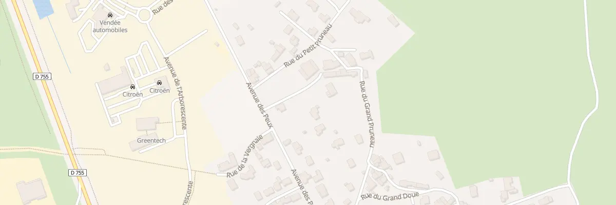 Plan du 42 Av des Peux aux Herbiers